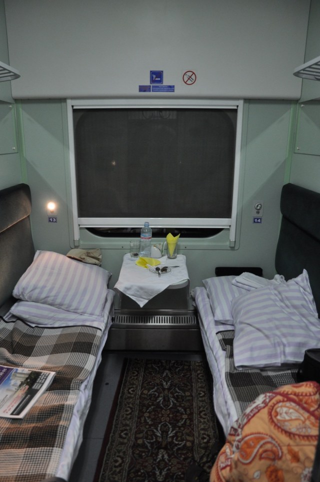 Die bisher komfortabelste Nachtzugreise im Osten, diesmal im Schlafwagen