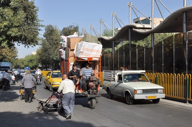 Straßenszene in Tehran