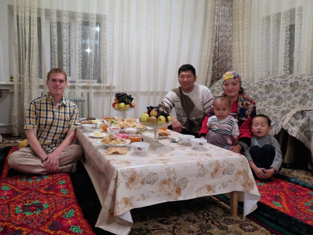 Angekommen: erster Abend in meiner kirgisischen Gastfamilie
