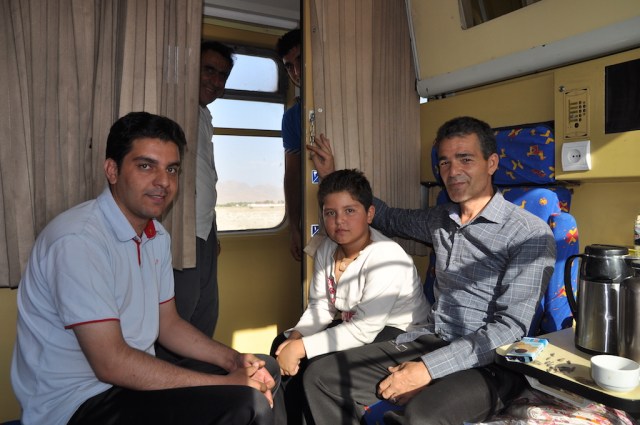 Immer etwas los in meinem Abteil