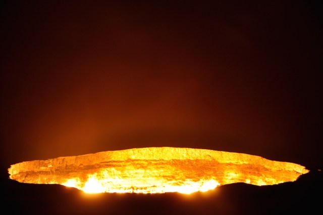 Gaskrater in Darweze